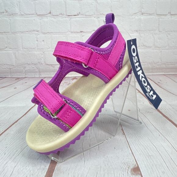 Oshkosh B'Gosh Horchata Sandals Toddlers Size 8 - Picture 4 of 9